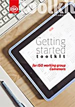 Page de couverture: Getting started toolkit for ISO working group Convenors