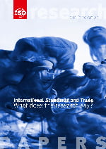 Página de portada: International Standards and Trade - What does the research say?
